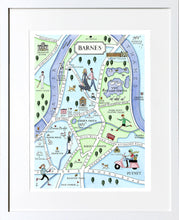 Load image into Gallery viewer, Barnes Map Print
