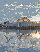 Load image into Gallery viewer, Kew Gardens Poster Canvas, London Gift
