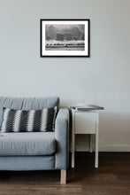 Load image into Gallery viewer, Deer Herd and Cyclist at Dawn, Richmond Park
