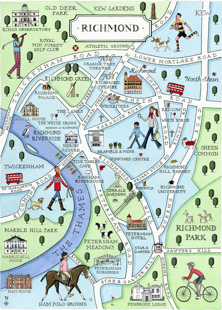 Richmond Map Print