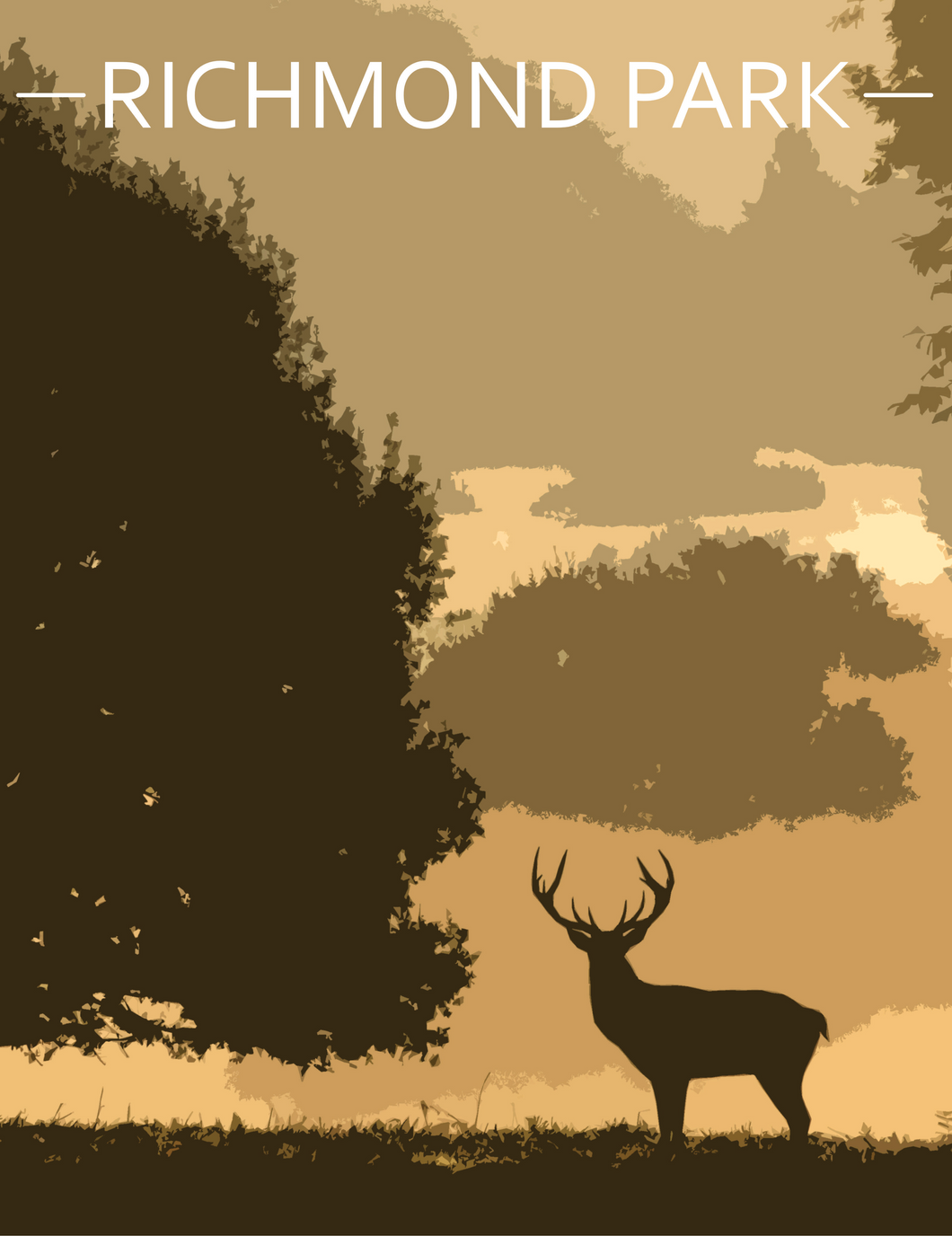 Richmond Park Stag by Andrew Wilson