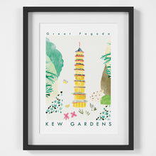 Load image into Gallery viewer, Great Pagoda, Kew Gardens Print
