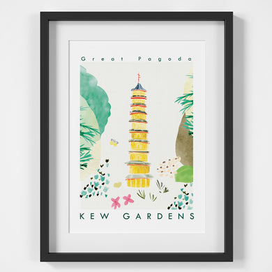 Great Pagoda, Kew Gardens Print