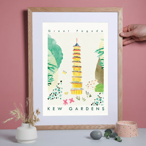 Great Pagoda, Kew Gardens Print