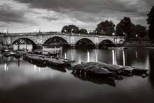 Load image into Gallery viewer, Richmond Bridge and Boats, 9:30pm
